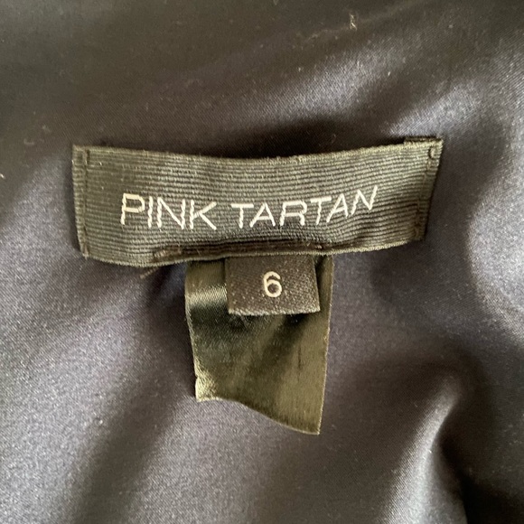 Pink Tartan navy blue dress suit - Picture 5 of 6